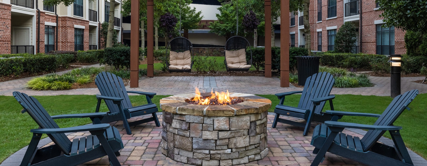 firepit with surround seating